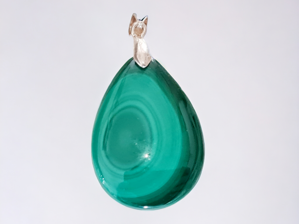 pendentif goutte malachite